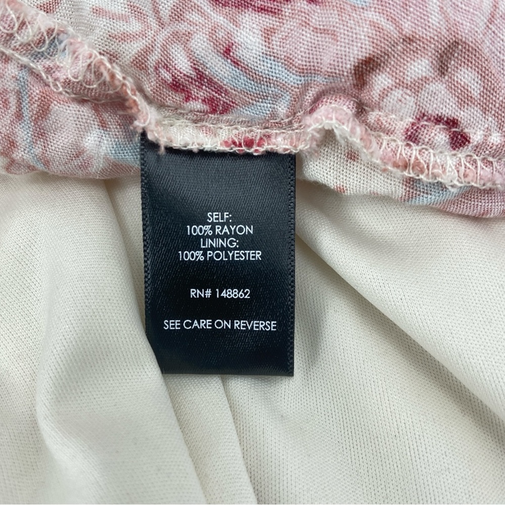 Torrid Midi Swiss Surplice Paisley Pink‎ Dress 3X - Picture 8 of 8